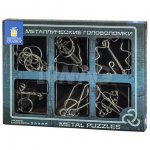 Набор головоломок Золотая сказка High Leve металлические (6 шт.)