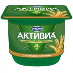 Биойогурт Активиа Отруби, злаки 2,9% (150 г)