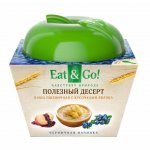 Каша пшеничная Eat&Go с кусочками яблока и черничной начинкой (225 г)