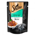 Корм влажный для кошек Sheba Appetito Ломтики в желе с Говядиной и кроликом, пауч (75 г)