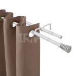 Карниз для штор Arttex, двухрядный 104 Конус резной