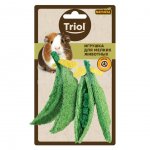 Набор игрушек для мелких животных Triol из люфы Горошек (90 мм)