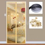 Сетка антимоскитная на двери Silo на магнитах Ажур вышивка (100 х 210 см)