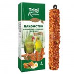 Лакомство для птиц Triol Original с мелом и яйцом для мелких и средних попугаев 80 г (3 шт)