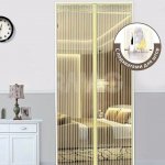 Сетка антимоскитная на двери Silo на магнитах Антипыль Светлая (100 х 210 см)