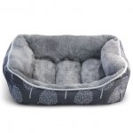 Лежанка для животных Triol прямоугольная Сказочный лес S серая (480 х 410 х 160 мм)