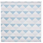 Штора рулонная Arttex Decofest Принт Треугольники бирюзовый
