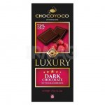 Шоколад темный Chocoyoco Luxury Dark Горький с клюквой 72% (175 г) годен до 30.06.24
