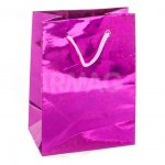 Пакет подарочный голографический Мини с ручками (8x10 см)