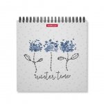 Альбом для эскизов Erich Krause Frozen Beauty на спирали 170 х 170 мм (40 л.)