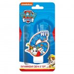 Свеча в торт ND Play Щенячий патруль Парафиновая для мальчиков