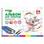 Альбом для акварели Brauberg Kids Pets (24 л.)