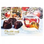 Набор конфет A&A Demidoff Новый Год в молочном шоколаде с Кокосом и миндалем (142 г)