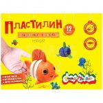 Пластилин Каляка-Маляка со стеком (12 цв.)