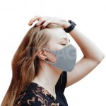 Маска профилактическая Dizao 3D Fashion Mask многоразовая Серая