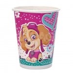 Стаканы бумажные ND Play Щенячий патруль Девочки (6 шт)