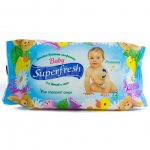 Влажные салфетки SuperFresh для детей и мам (72 шт)
