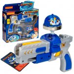 Бластер Bondibon с механизмом запуска вертушки со световыми эффектами 6+