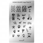 Пластина для стемпинга Konad Square Image Plate 04